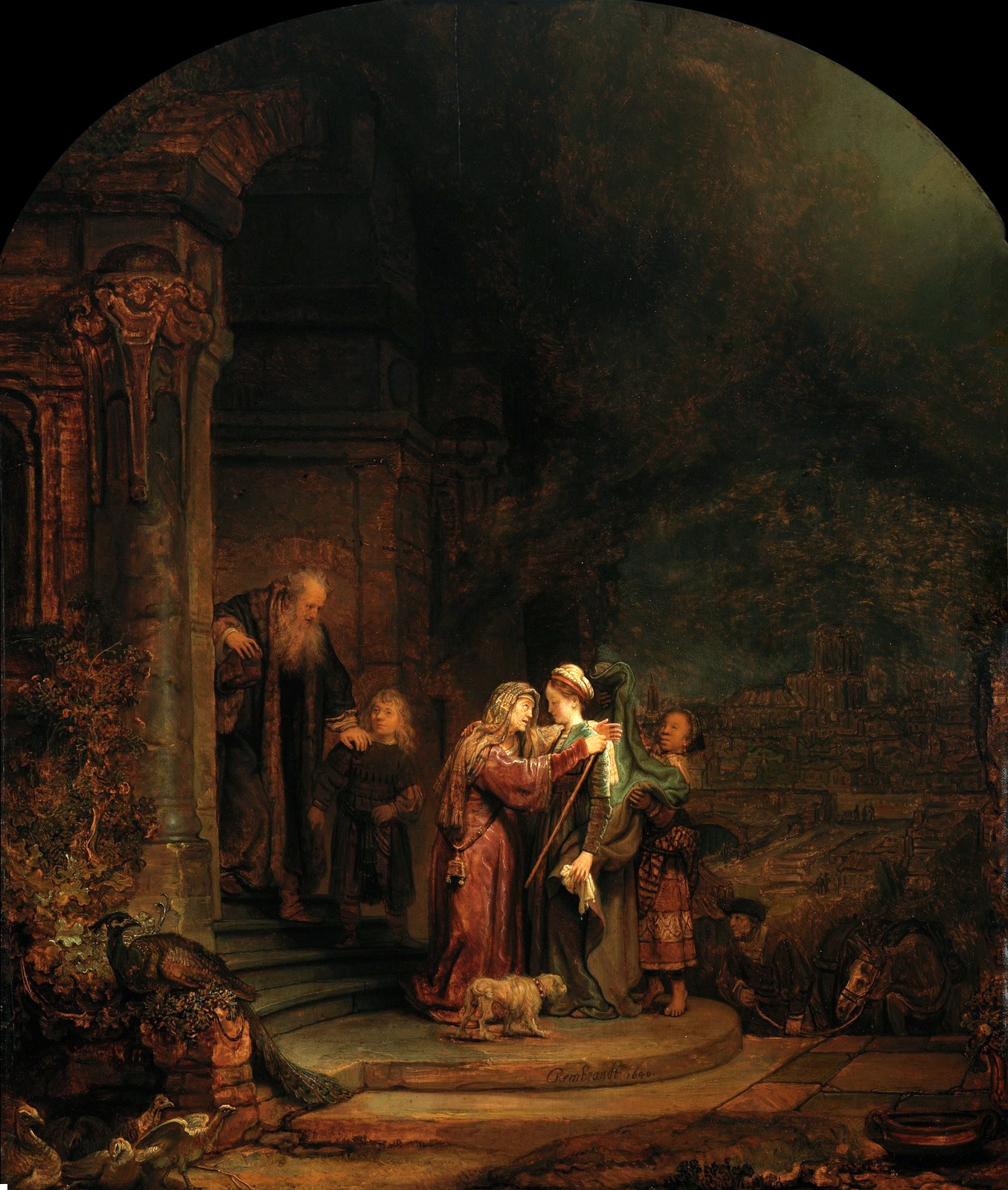 Rembrandt, The Visitation
