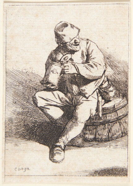 Cornelis Pietersz Bega, Drikkende mand
