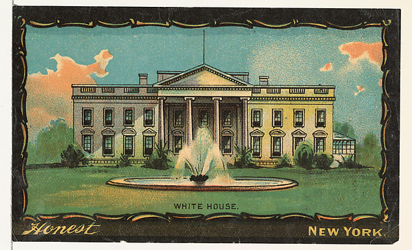 W. Duke, Sons & Co., The White House, Washington, D.C., from the Transparencies series (N137) issued by W. Duke, Sons & Co. to promote Honest Long Cut Tobacco