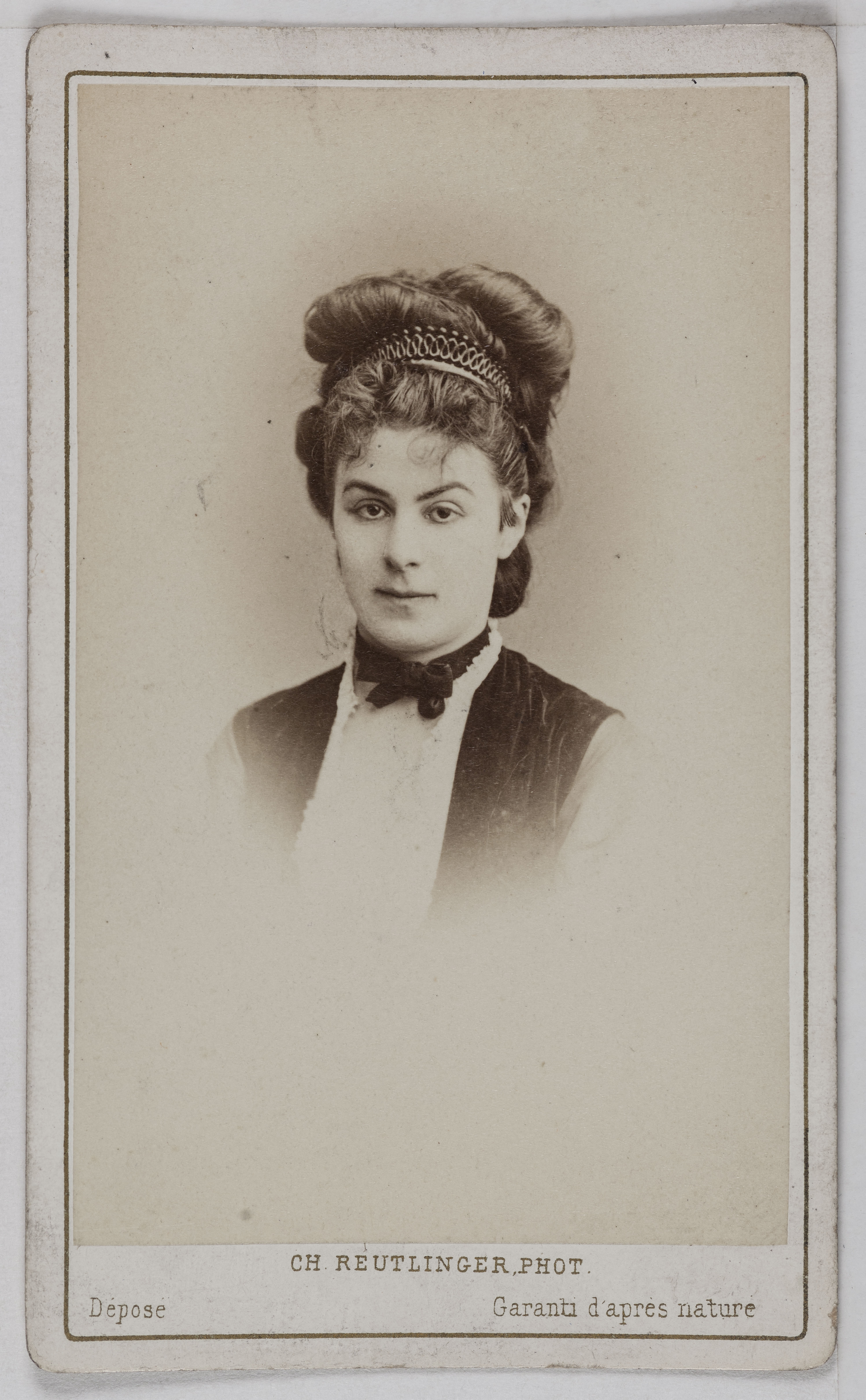 Charles Reutlinger, Portrait de Mariani, (actrice)