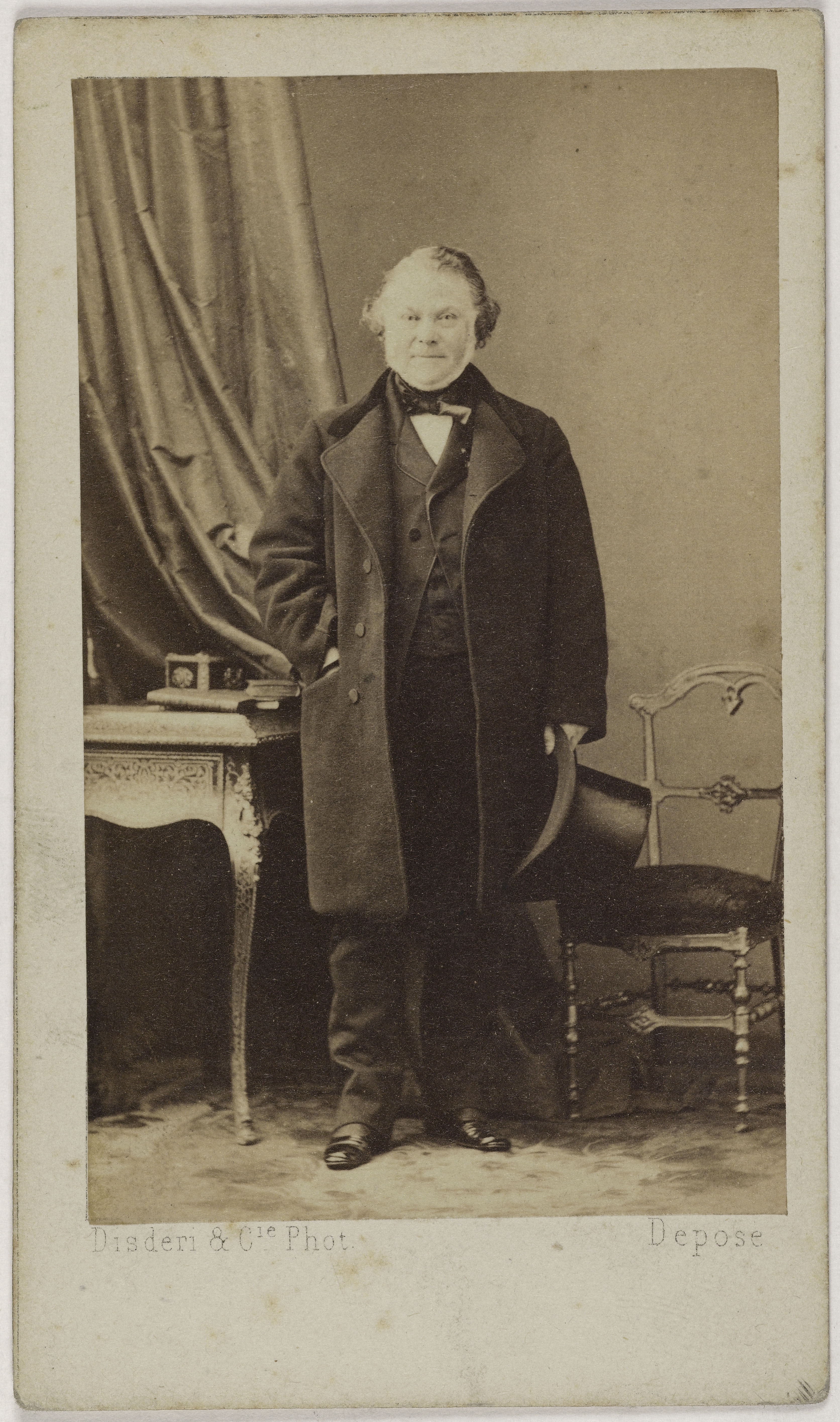Disderi & Cie, Portrait de Claude-Alphonse Delangle (1797-1869), (magistrat, homme politique)