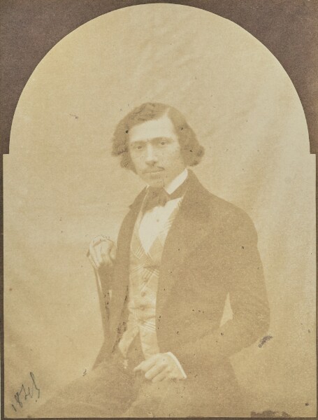 Hippolyte Bayard, [Portrait of a Seated Man[
