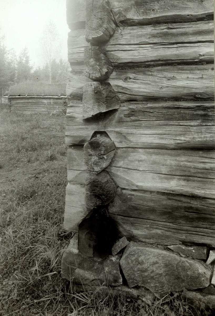 Gisle Midttun, Alvdal, Nord-Østerdal, Hedmark. Laft i seterhus. Nå på Glomdalsmuseet.