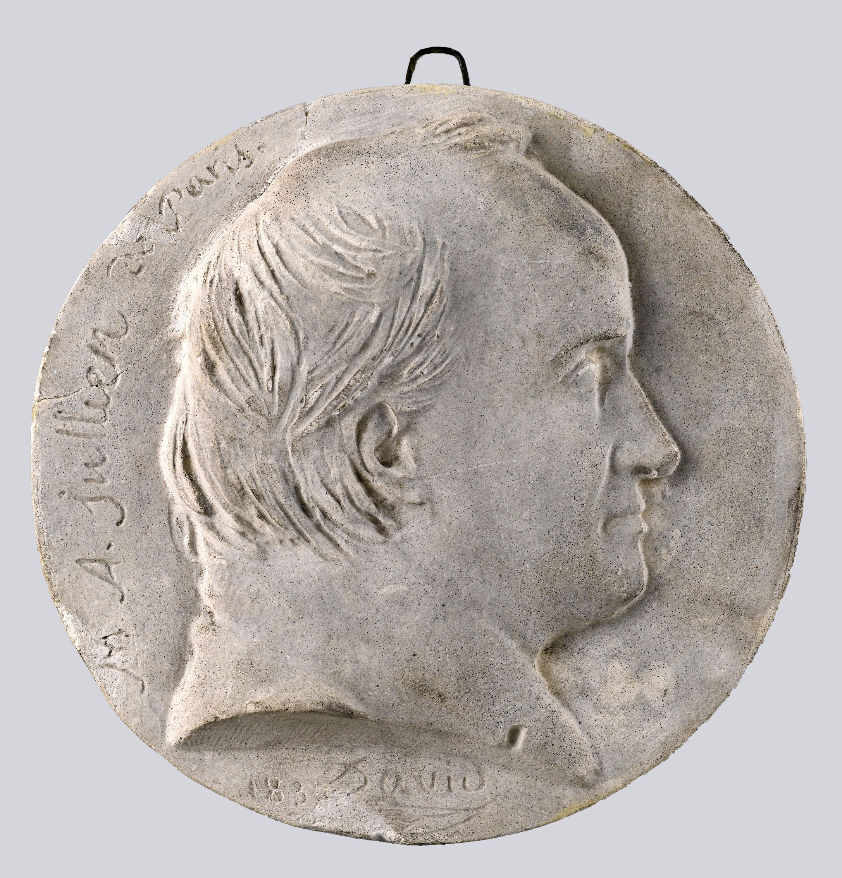 David d'Angers, Portrait de Marc-Antoine Jullien, dit Jullien de Paris (1775-1848), homme de lettres