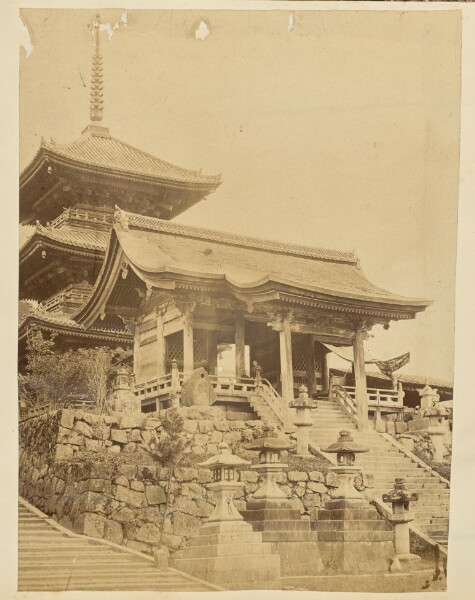 Unknown, [Front gate at a Japanese temple]
