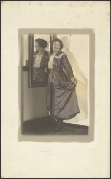 Louis Fleckenstein, [Woman and Her Reflection]
