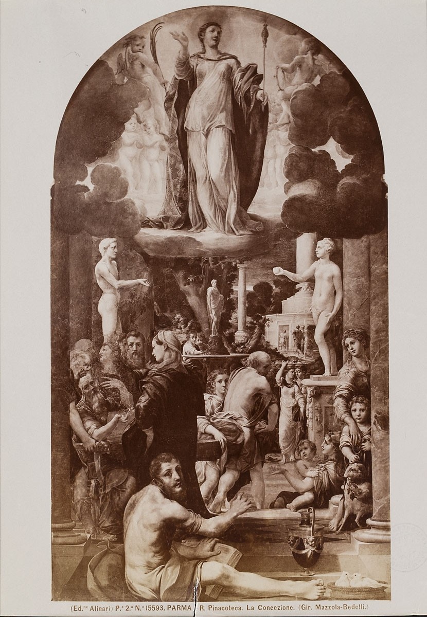 Fratelli Alinari, Girolamo Mazzola Bedoli: Die unbefleckte Empfängnis. Pinakothek, Parma
