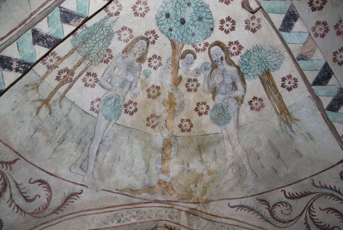 Bengt Backlund, Lime Painting in Håbo-Tibble Church, Uppland 2009