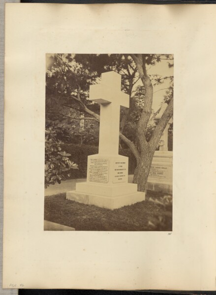 Unknown, [Headstones at the cemetery of the British Navy]