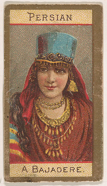 Kinney Brothers Tobacco Company, Persian, A Bajadere, from Types of Nationalities (N240) issued by Kinney Bros.