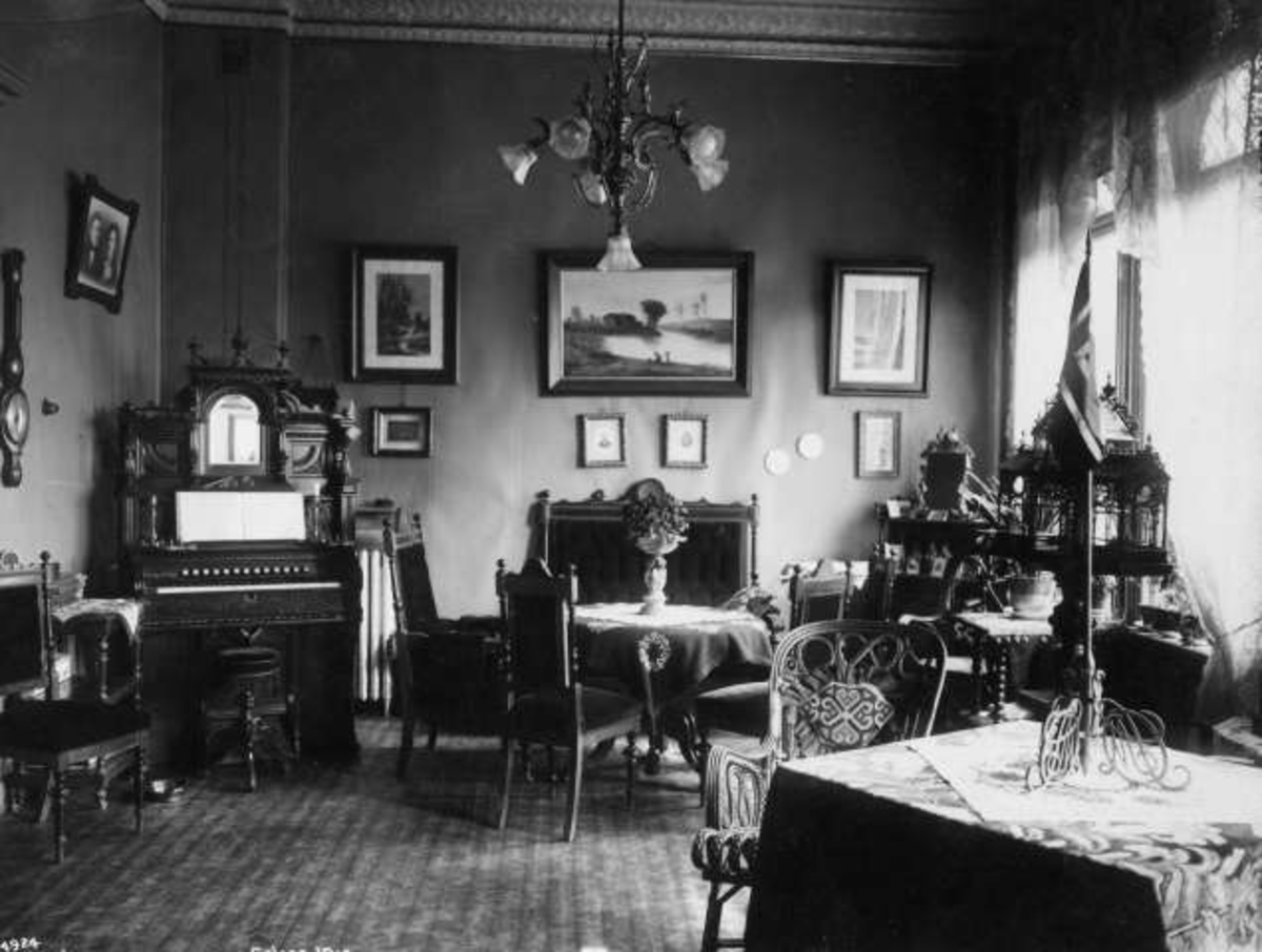 Anders Beer Wilse, Interiør Oslo, 1913