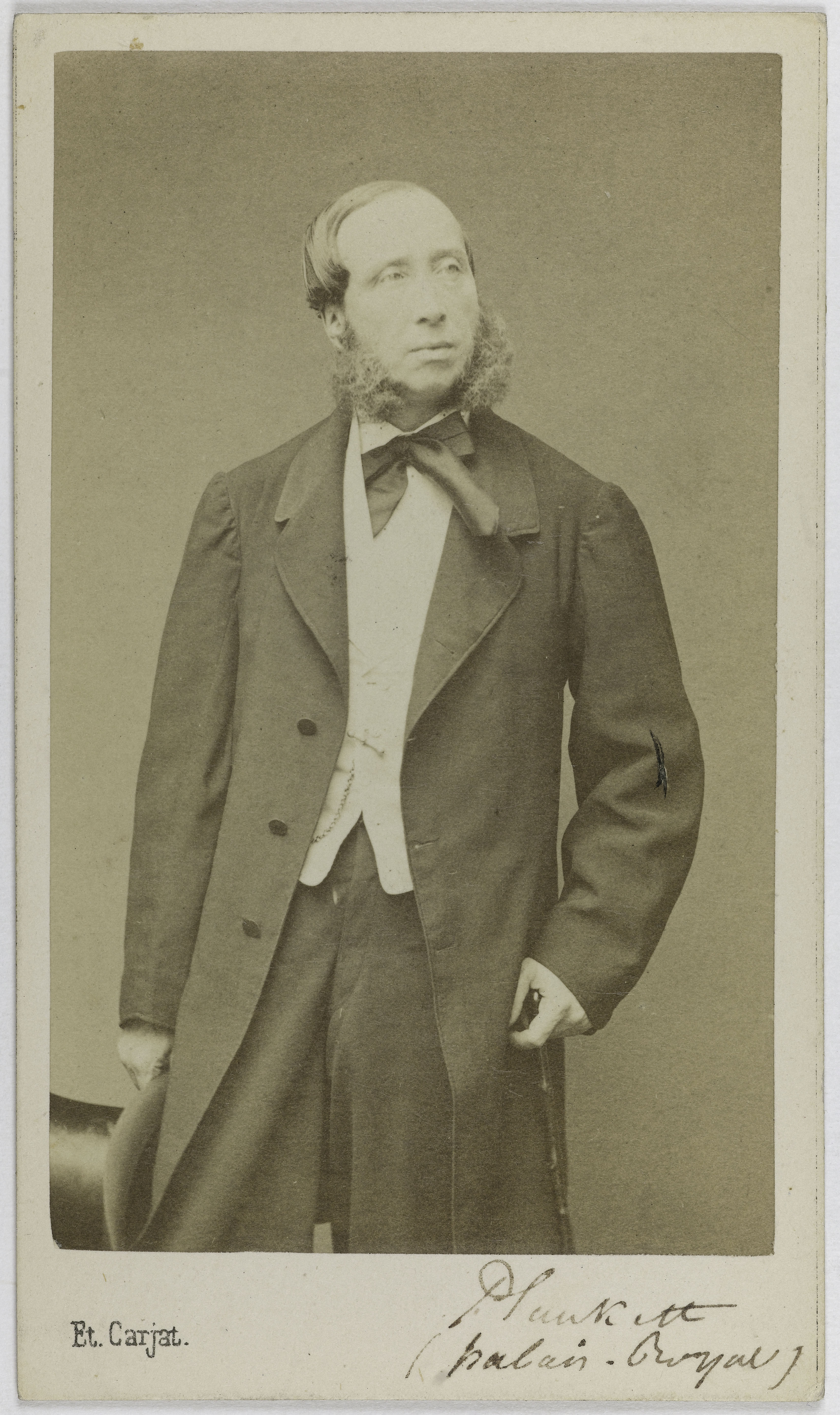 Carjat & Cie, Portrait de Francis de Plunkett, (dit Fleury ou Dauray), (frère de Mme Doche), directeur de théâtre