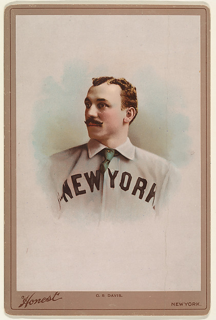 W. Duke, Sons & Co., G.S. Davis, New York, from the Sports Celebrities series (N142) issued by W. Duke, Sons & Co. to promote Honest Long Cut Tobacco