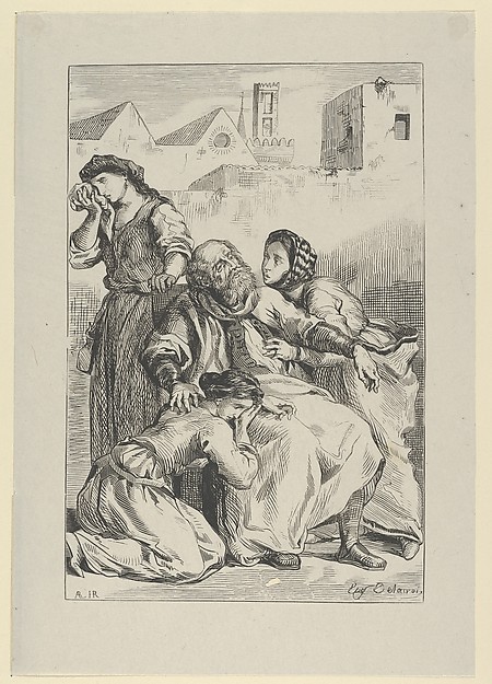 Eugène Delacroix, Death of Goetz von Berlichingen