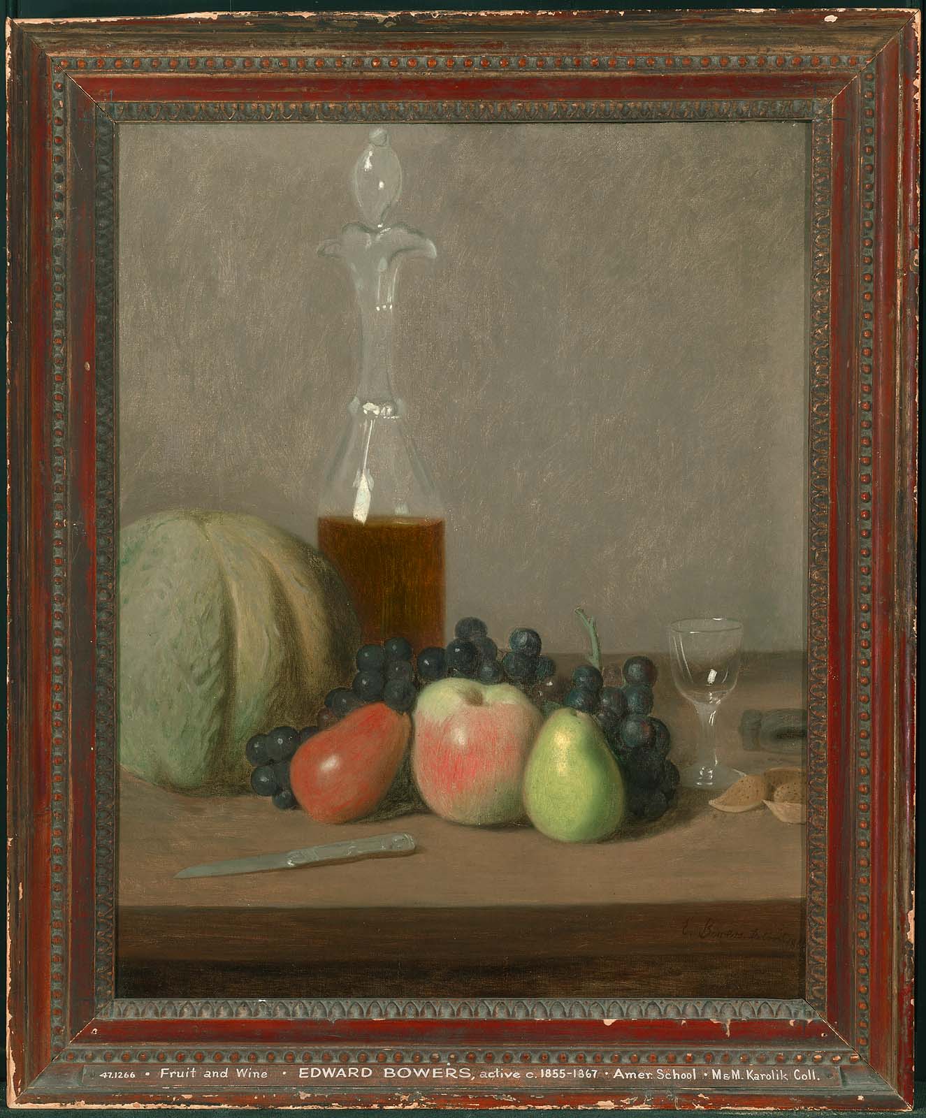 Edward Bower, Fruit and Wine