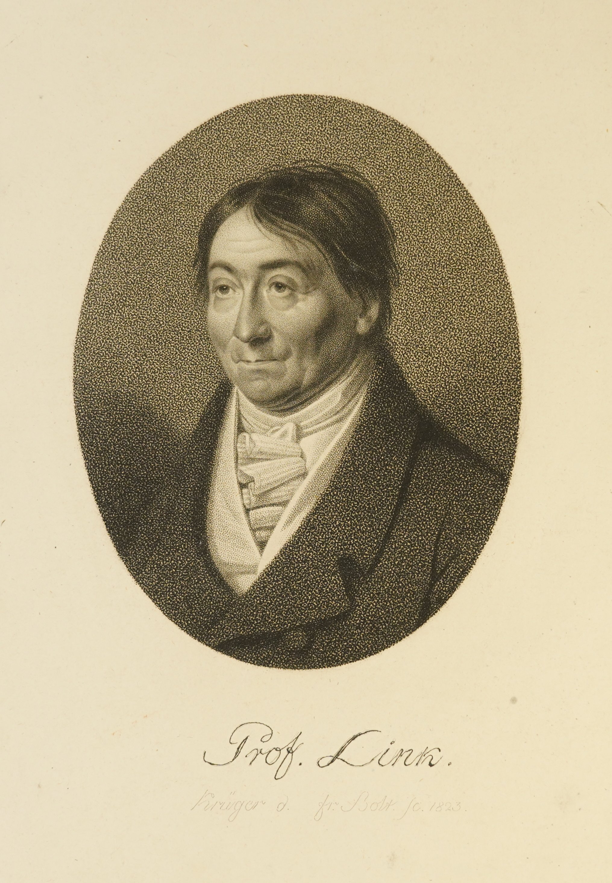 Unknown artist, Porträt von Heinrich Friedrich Link
