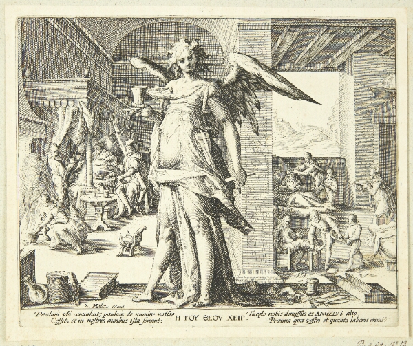 Hendrick Goltzius, Lægen som engel