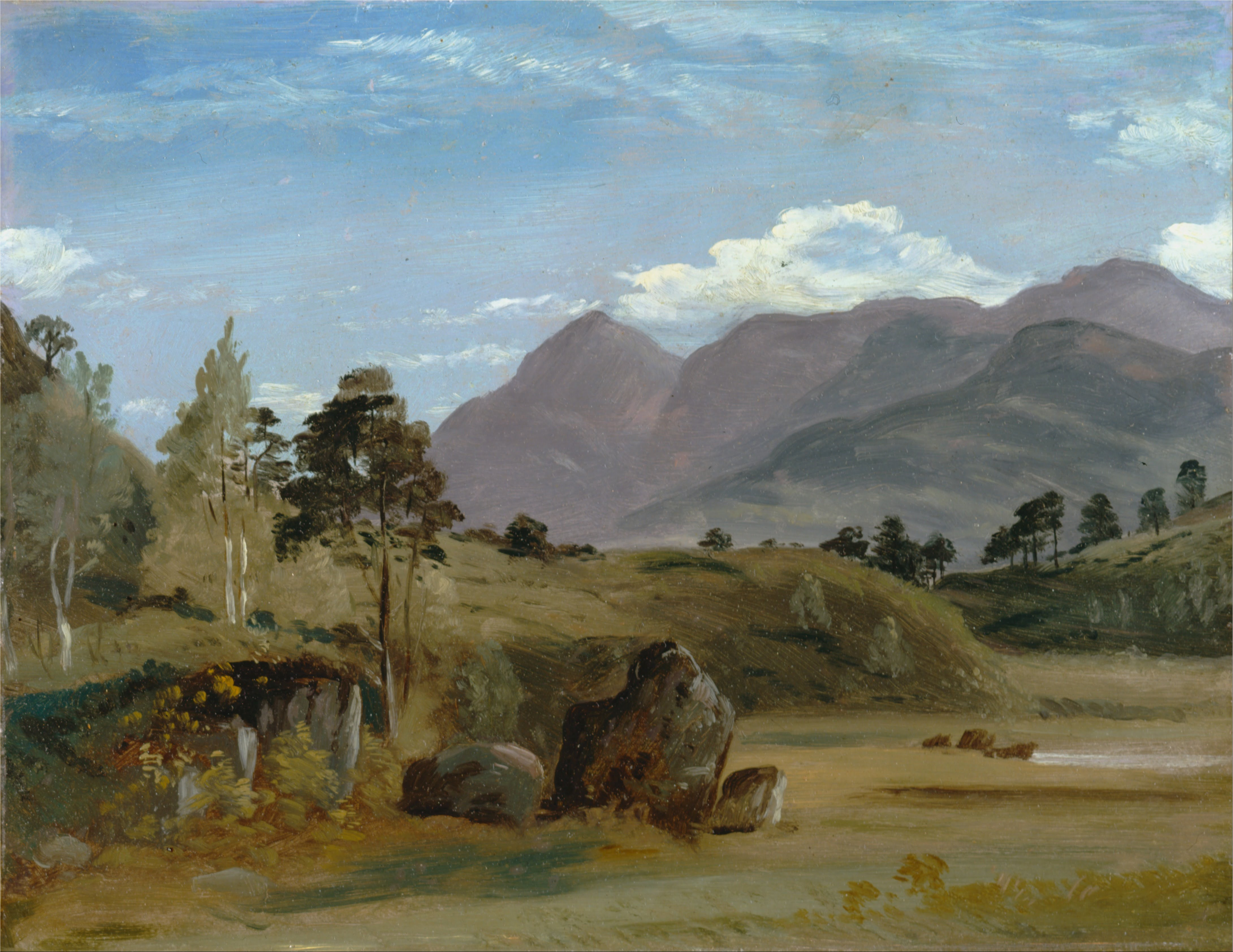 Lionel Bicknell Constable, Mountain Landscape, possibly in the Lake District