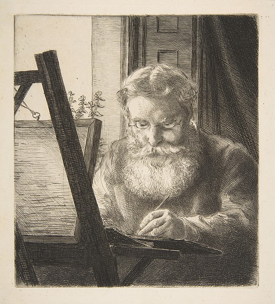 Félix Bracquemond, Portrait of Edwin Edwards