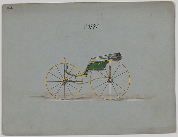 Brewster & Co., Design for Pony Phaeton, no. 3941