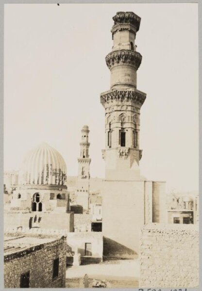 K.A.C. Creswell, South minaret (al-Qibliyya) in South Cemetery, Cairo