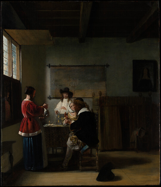 Pieter de Hooch, The Visit
