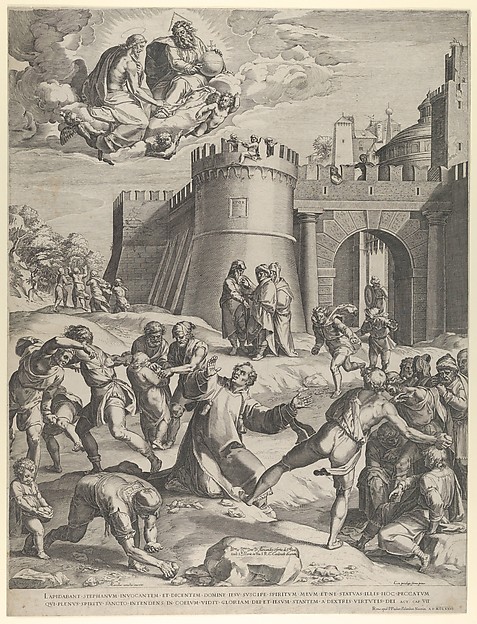 Cornelis Cort, The Martyrdom of St Stephen