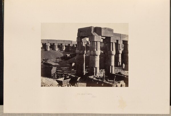 Francis Frith, The Great Temple, Luxor