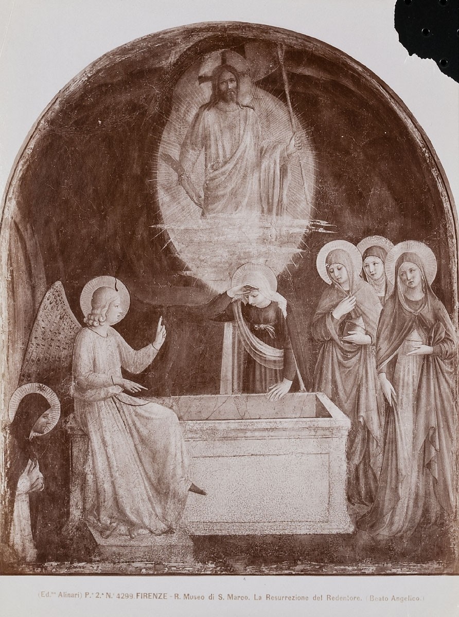 Fratelli Alinari, Fra Angelico: Die Auferstehung Christi, Museo di San Marco, Florenz