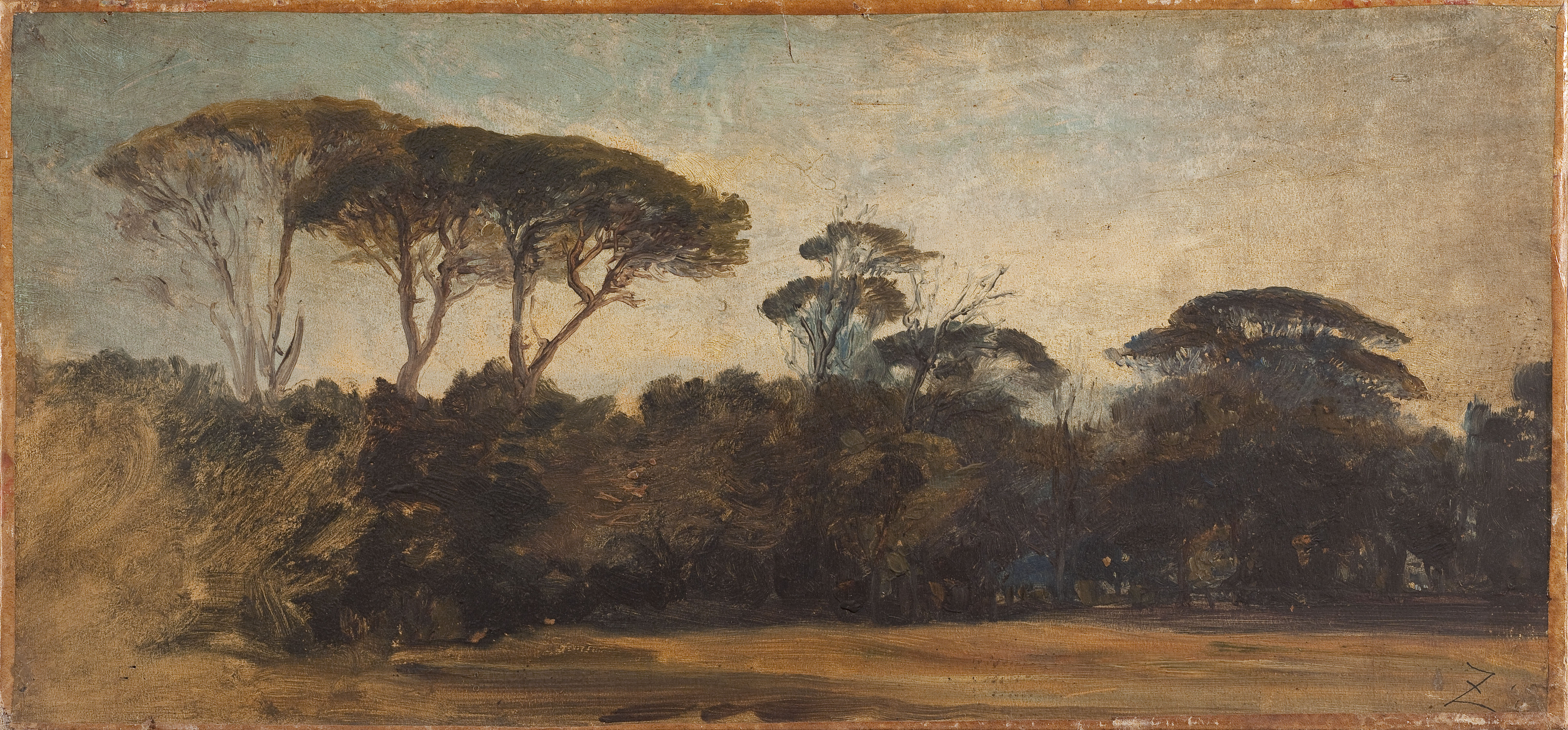 Félix Ziem, Pins parasols aux environs de Naples