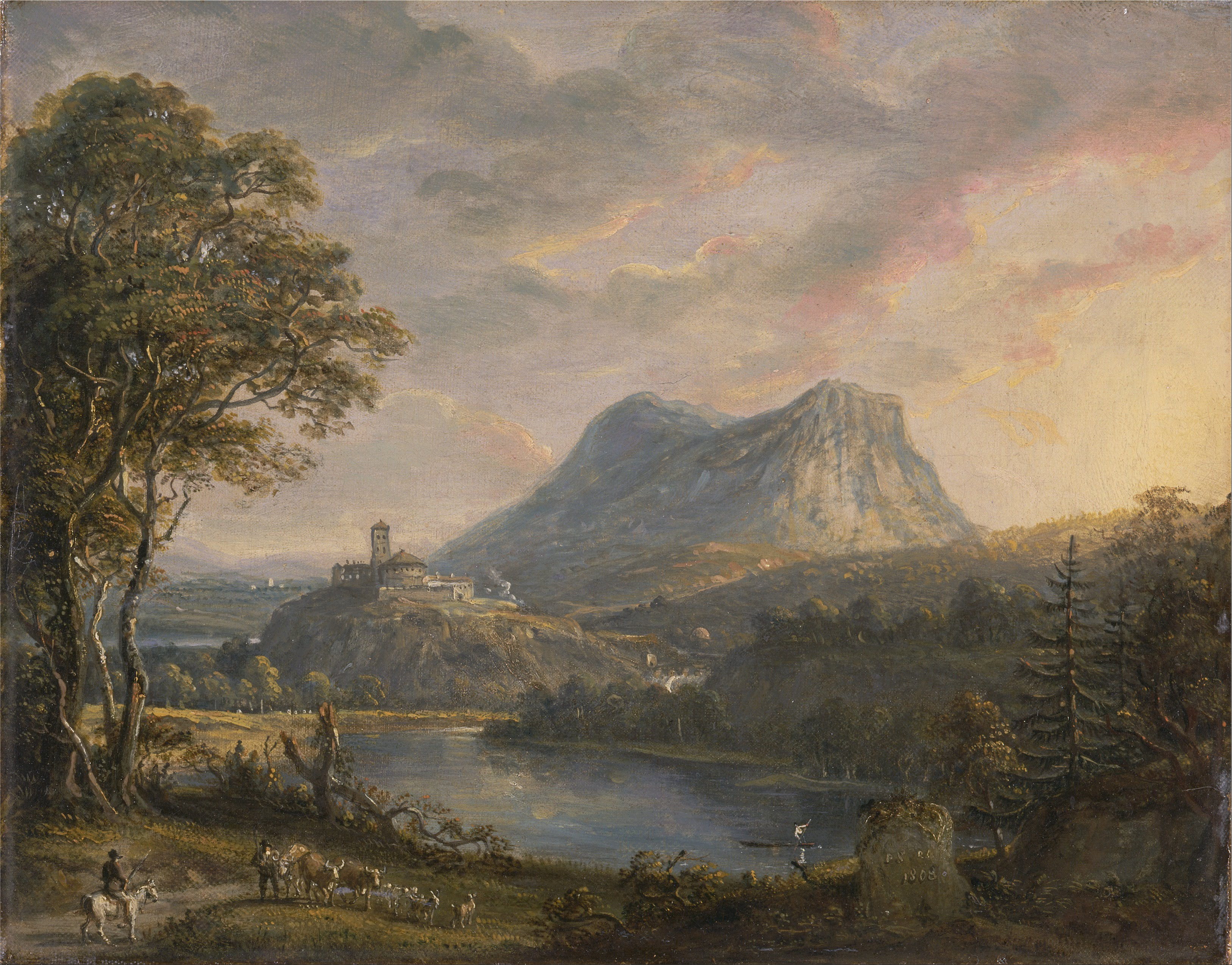 Paul Sandby, Landscape with a Lake