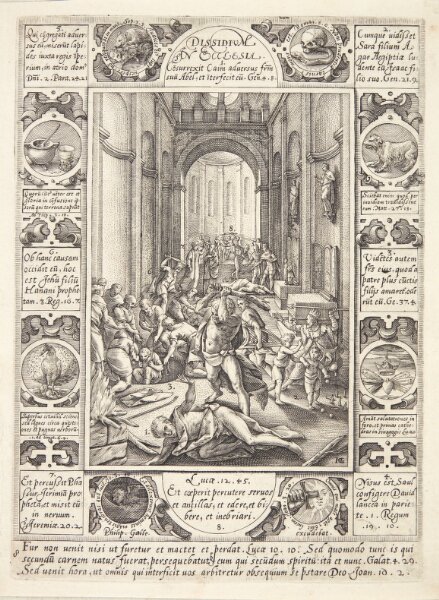 Hendrick Goltzius, Uenighed i kirken