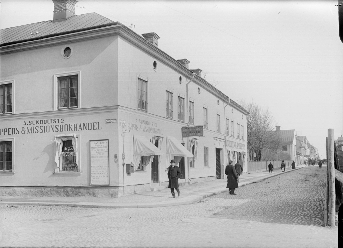 Alfred Dahlgren, The Blackwater Street from Skolt, Dragarbrunn, Uppsala 1901 - 1902