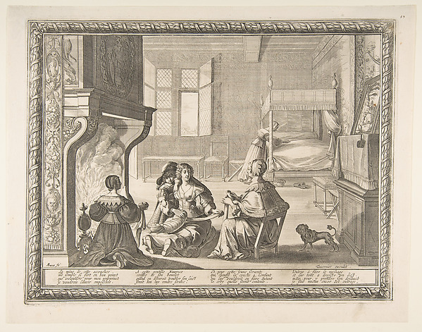 Abraham Bosse, Visit of the Nursemaid