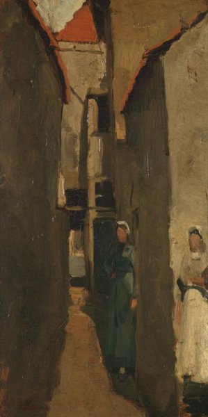 George Hendrik Breitner, Neighborhood Street in The Hague or Scheveningen