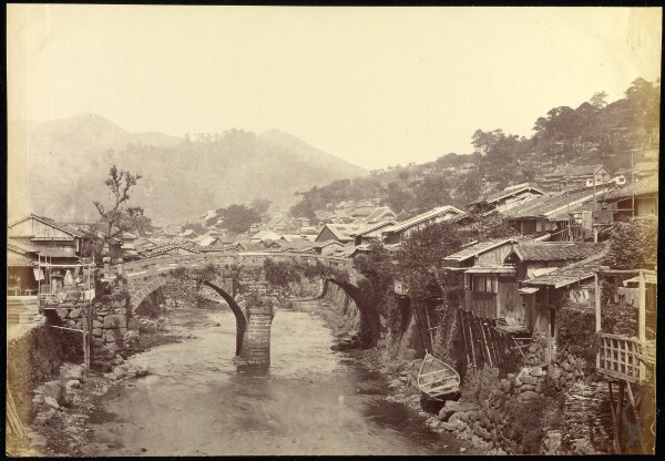 Felice Beato, Stone Bridge at Nagasaki