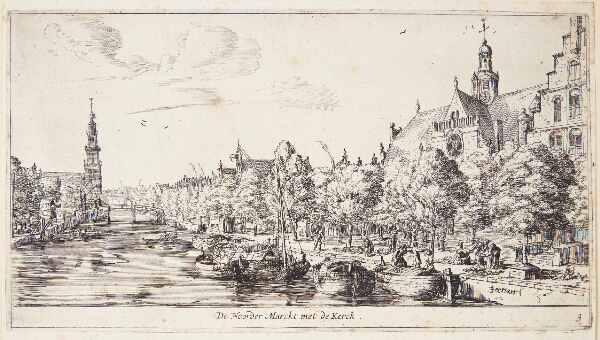 Reinier Zeeman, Noordermarkt med Noorderkerk