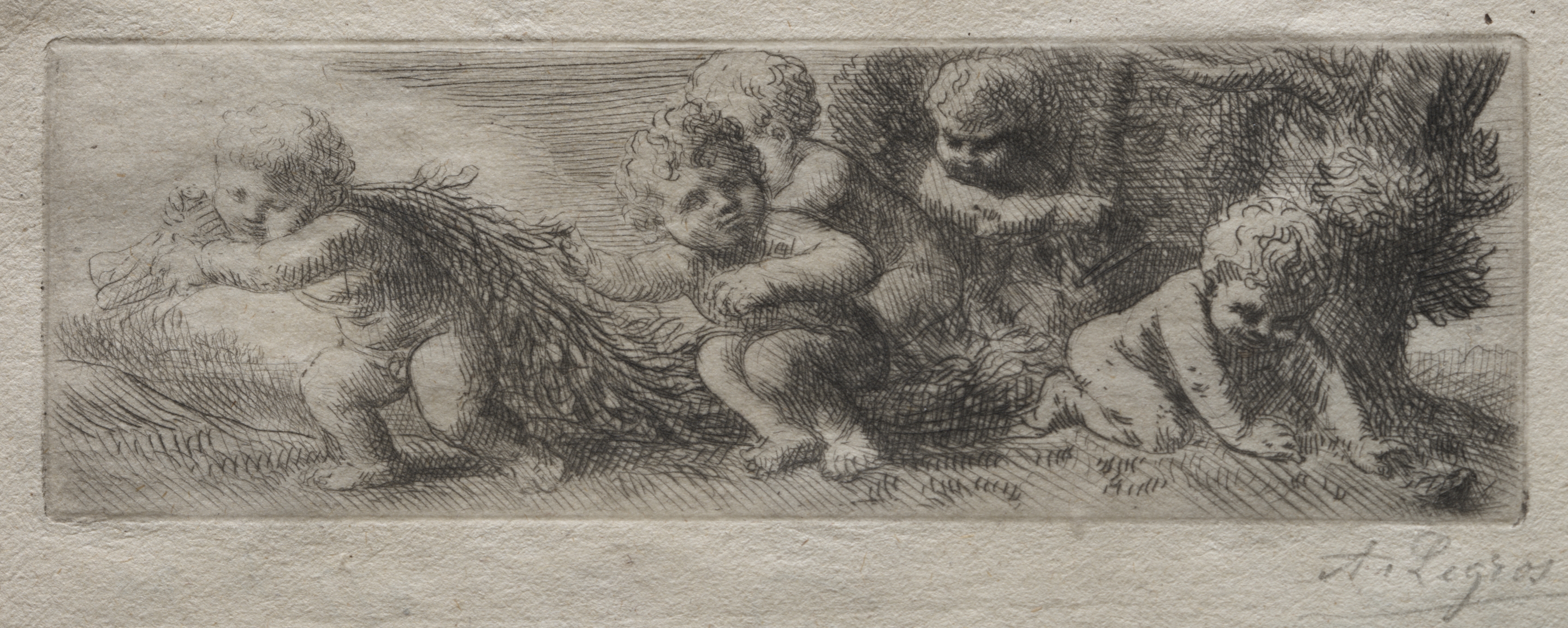 Alphonse Legros, Plate for Top of Pin Box