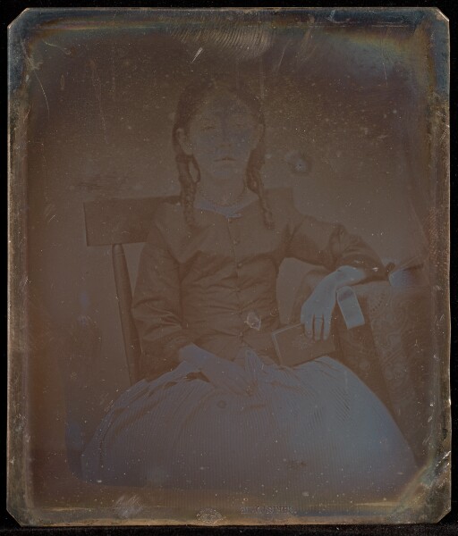 Jacob Byerly, [Portrait of a Seated Young Woman Holding a Book]