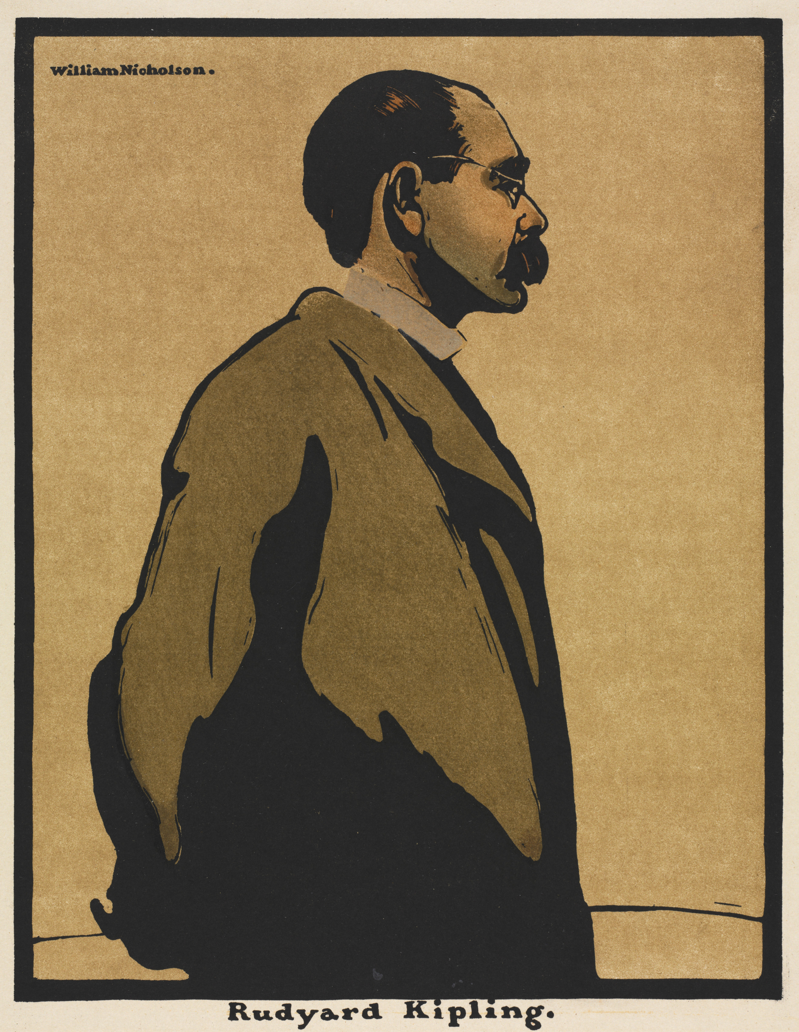 William Nicholson, Twelve Portraits: Rudyard Kipling