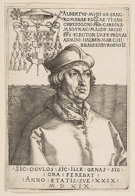 Albrecht Dürer, Cardinal Albrecht of Brandenburg