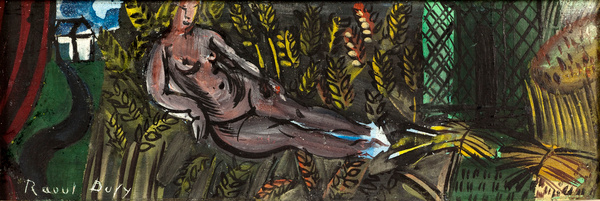 Raoul Dufy, Nymphe couchée dans les blés