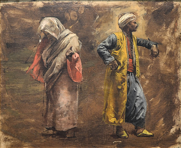 Edwin Lord Weeks, Study of Two Figures