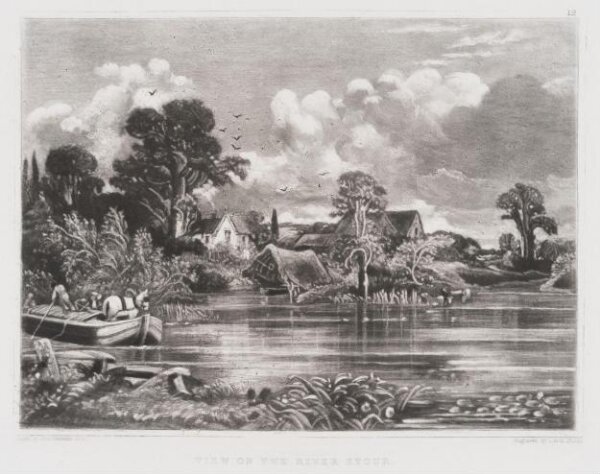 Constable, John RA, VIEW ON THE RIVER STOUR