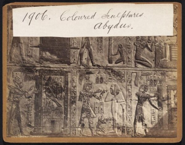 Francis Frith, Coloured Sculptures.  Abydus.