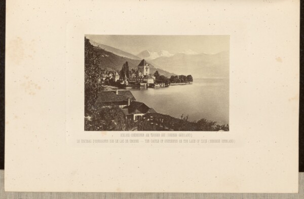 Unknown, The Castle of Oberhofen on the Lake of Thun