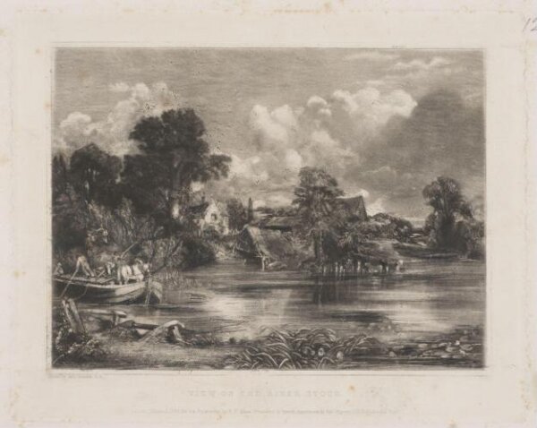 Constable, John RA, VIEW ON THE RIVER STOUR