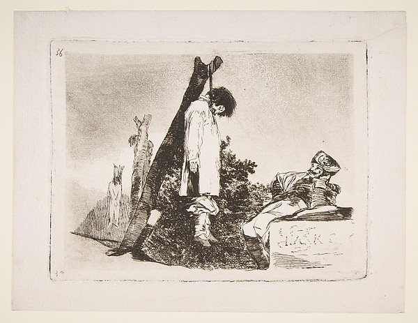 Goya (Francisco de Goya y Lucientes), Not [in this case] either (Tampoco), plate 36 from "The Disasters of War" (Los Desastres de La Guerra)