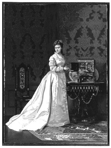 Edwin Blashfield, Lady in a Satin Gown