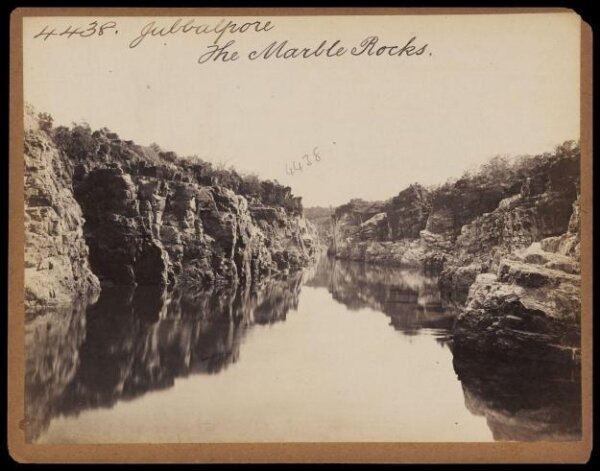 Francis Frith, Jubbalpore.  The Marble Rocks